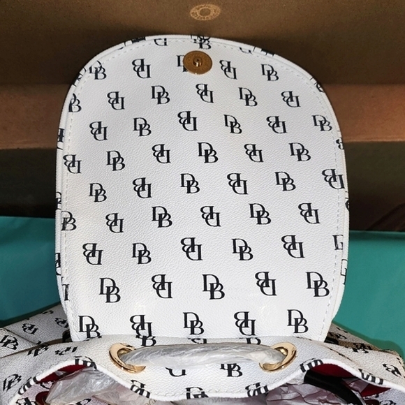 Rare DB White Gretta Monogram Backpack - Picture 8 of 16